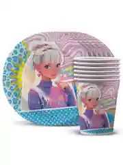 Набор для праздника Сладкие мечты (тарелка мал., стакан, по 6 шт.)