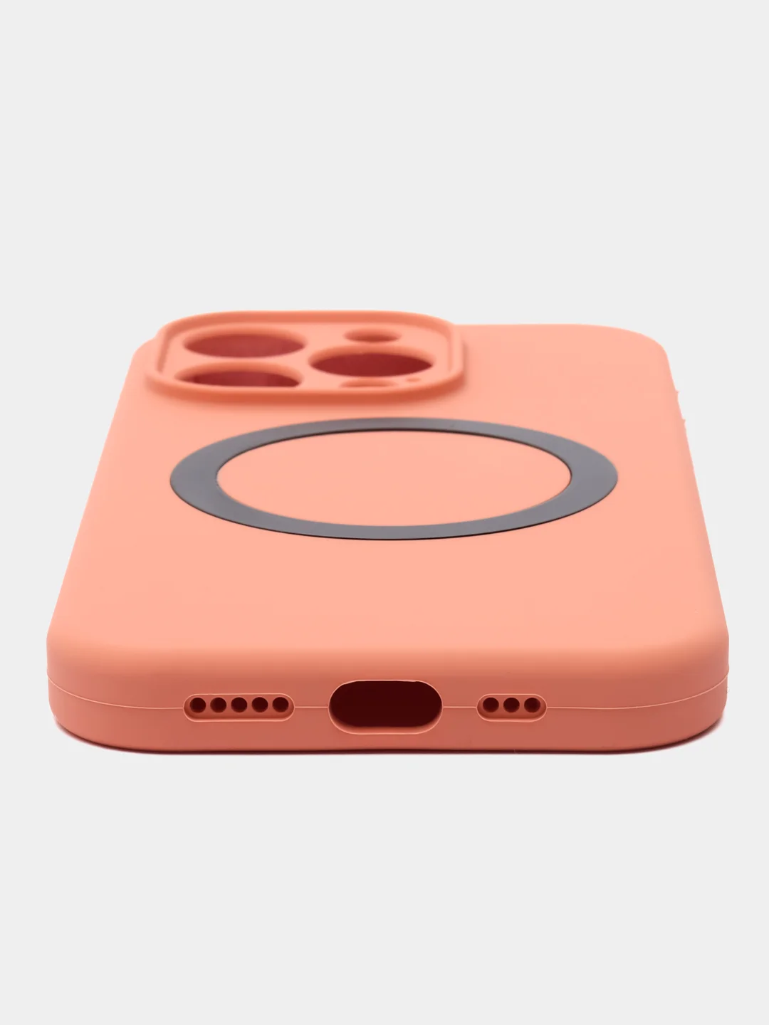 Кораллово-розовый чехол iPhone 14 Pro, Силикон