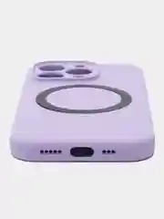 Сиреневый чехол iPhone 14 Pro, Силикон