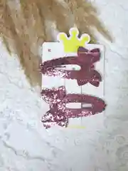 Желтый бантики на зажиме