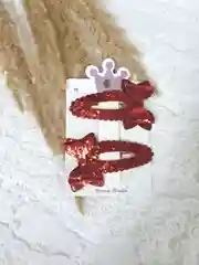 Желтый бантики на зажиме