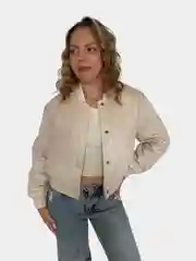 Молочный куртка бомбер