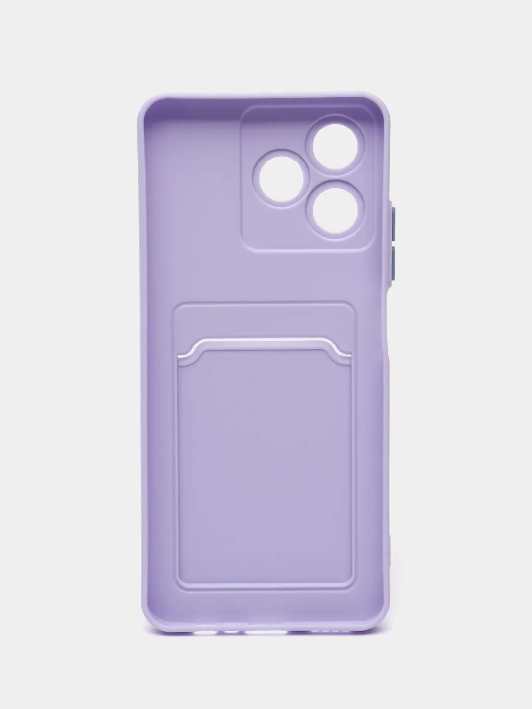 Лавандовый чехол для Realme C51/C53/Note 50 (Реалми С51/С53/Нот 50) с карманом для карт