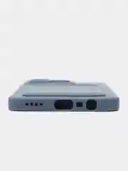 Синий меланж чехол для Realme C51/C53/Note 50 (Реалми С51/С53/Нот 50) с карманом для карт