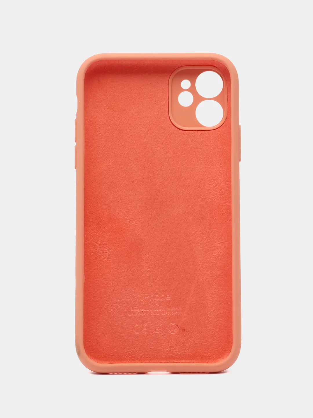 Пастельно-коралловый чехол iPhone 11