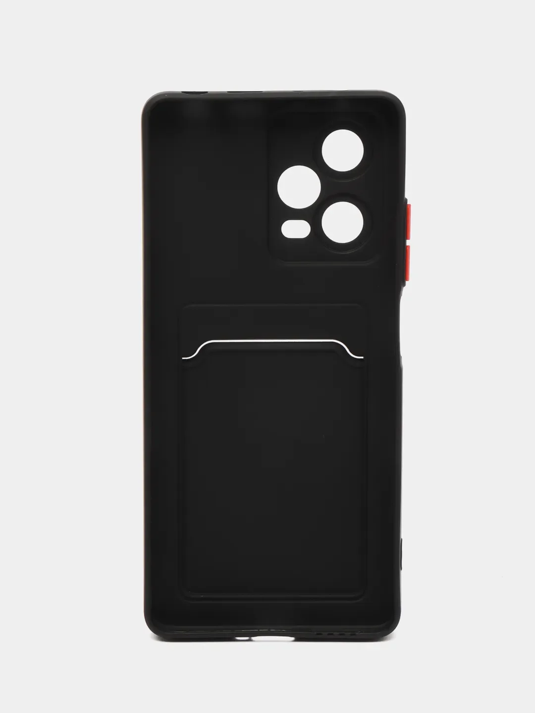 Черный чехол для Xiaomi Redmi Note 12 Pro Plus 5G (Редми Нот 12 Про плюс) с карманом для карт