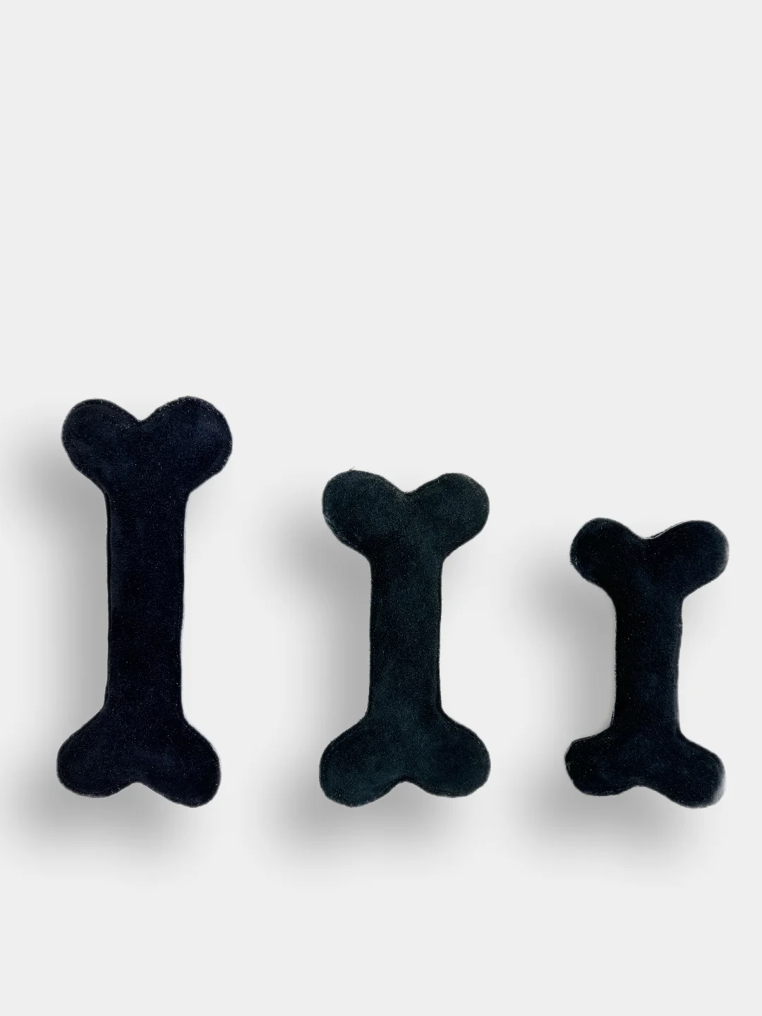 Игрушка для собак "Кость", натуральная замша, с наполнителем, плотная