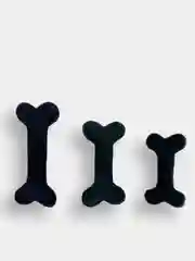 Игрушка для собак "Кость", натуральная замша, с наполнителем, плотная