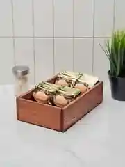 Темно-синий подставка для чайных пакетиков/деревянный ящик/упаковка для подарка/ящик для хранения
