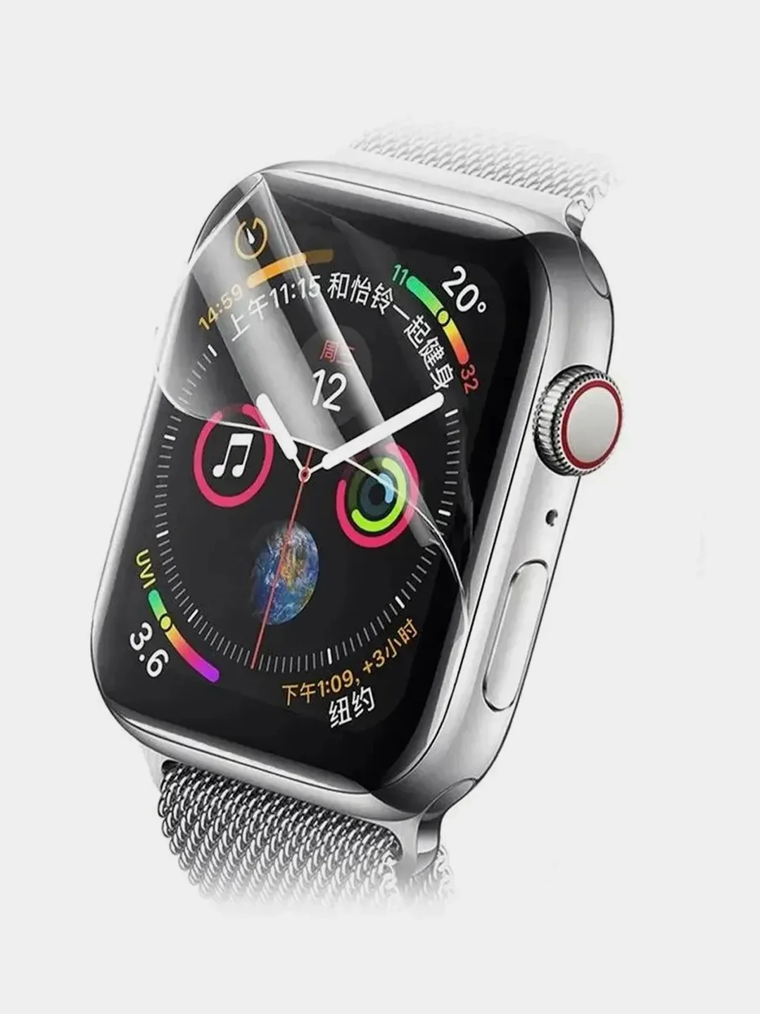 Гидрогелевая защитная плёнка для Apple Watch SE 38, 40, 41, 42, 44, 45, 47, 49