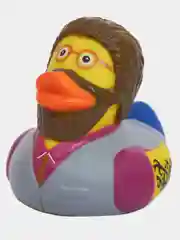 Игрушка для ванны сувенир Funny Ducks "Хипстер уточка", 1328