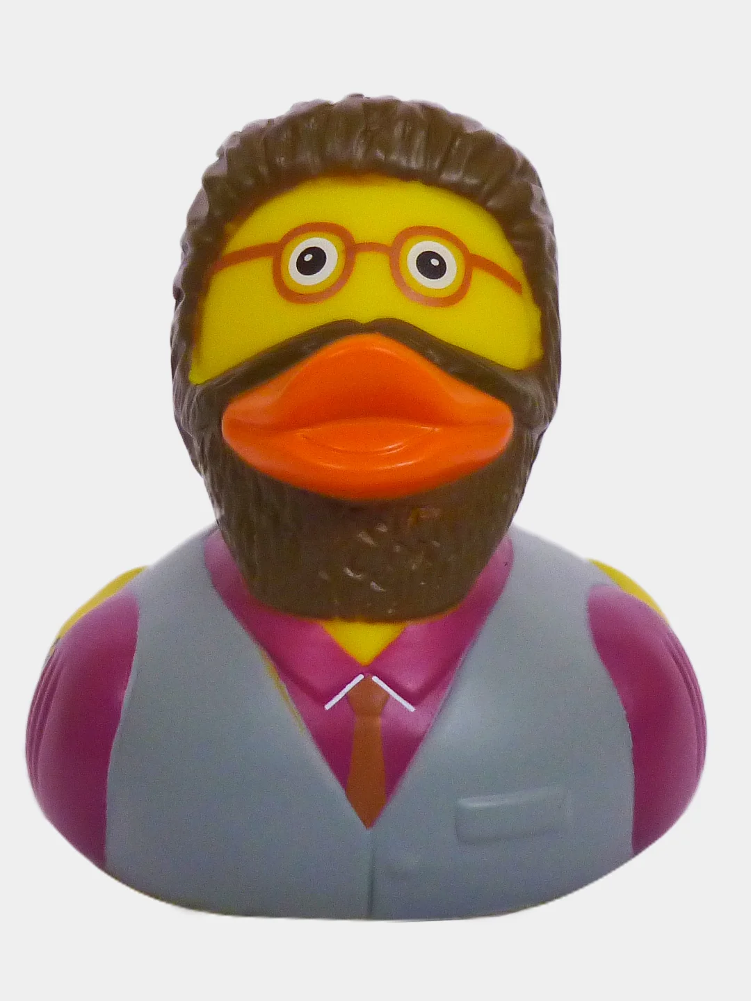 Игрушка для ванны сувенир Funny Ducks "Хипстер уточка", 1328