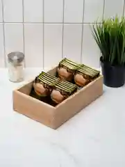 Коричневый подставка для чайных пакетиков/деревянный ящик/упаковка для подарка/ящик для хранения