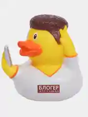 Игрушка для ванны сувенир Funny Ducks "Блогер уточка", 1330