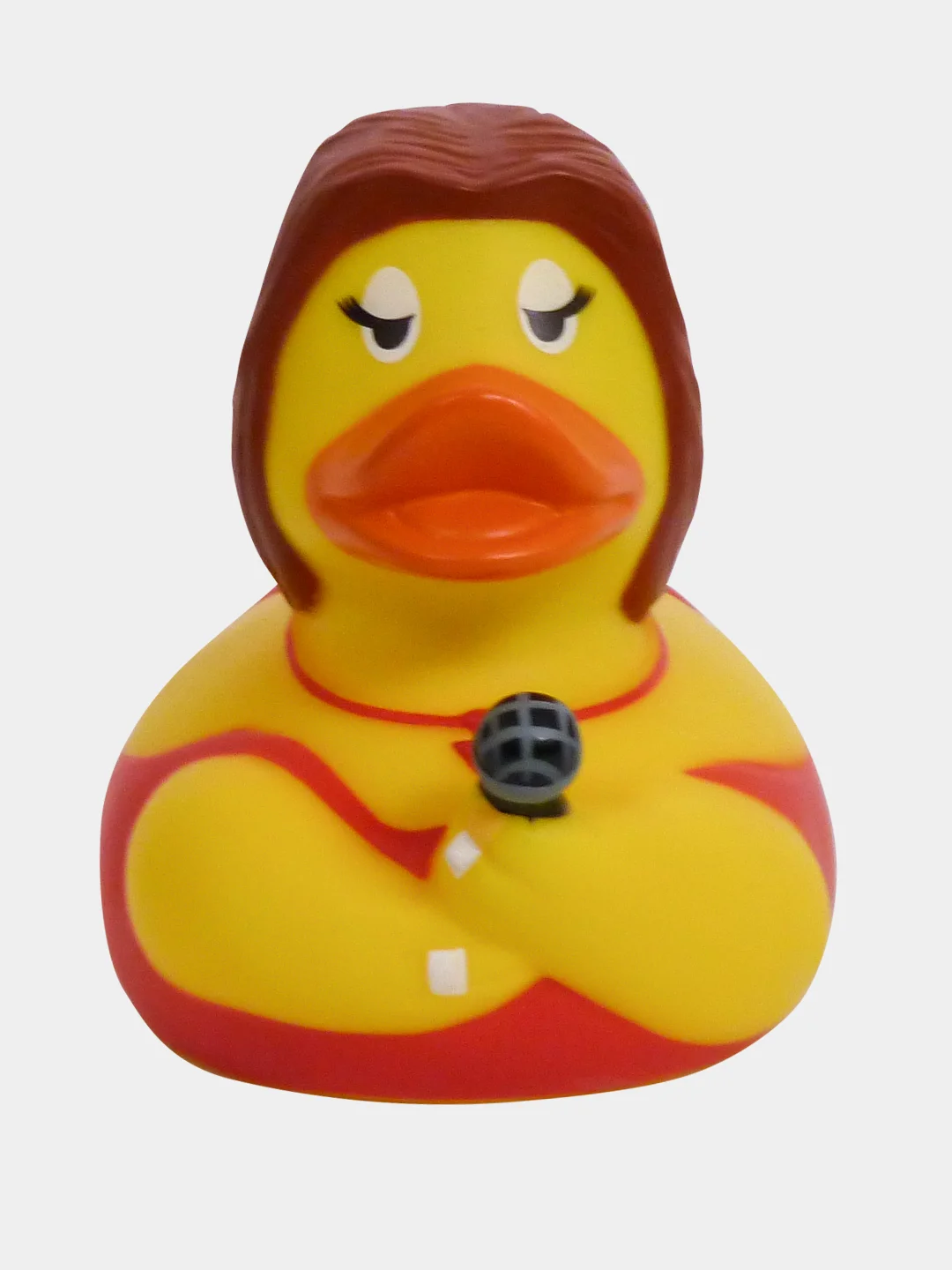 Игрушка для ванны сувенир Funny Ducks "Певица уточка", 1331