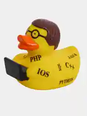 Игрушка для ванны сувенир Funny Ducks "Программист уточка", 1333