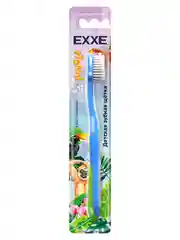 Детская зубная щетка EXXE, серия Джунгли, 6-12 лет, мягкая, 1 штука