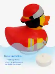 Игрушка для ванны сувенир Funny Ducks "Пожарный уточка", 1334