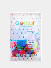 Воздушные шары 9" 100 штук, Пастель, ассорти, "Gemar", Италия