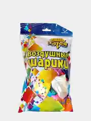 Шары воздушные Е12", 50 штук, Металлик ассорти "Веселая затея"