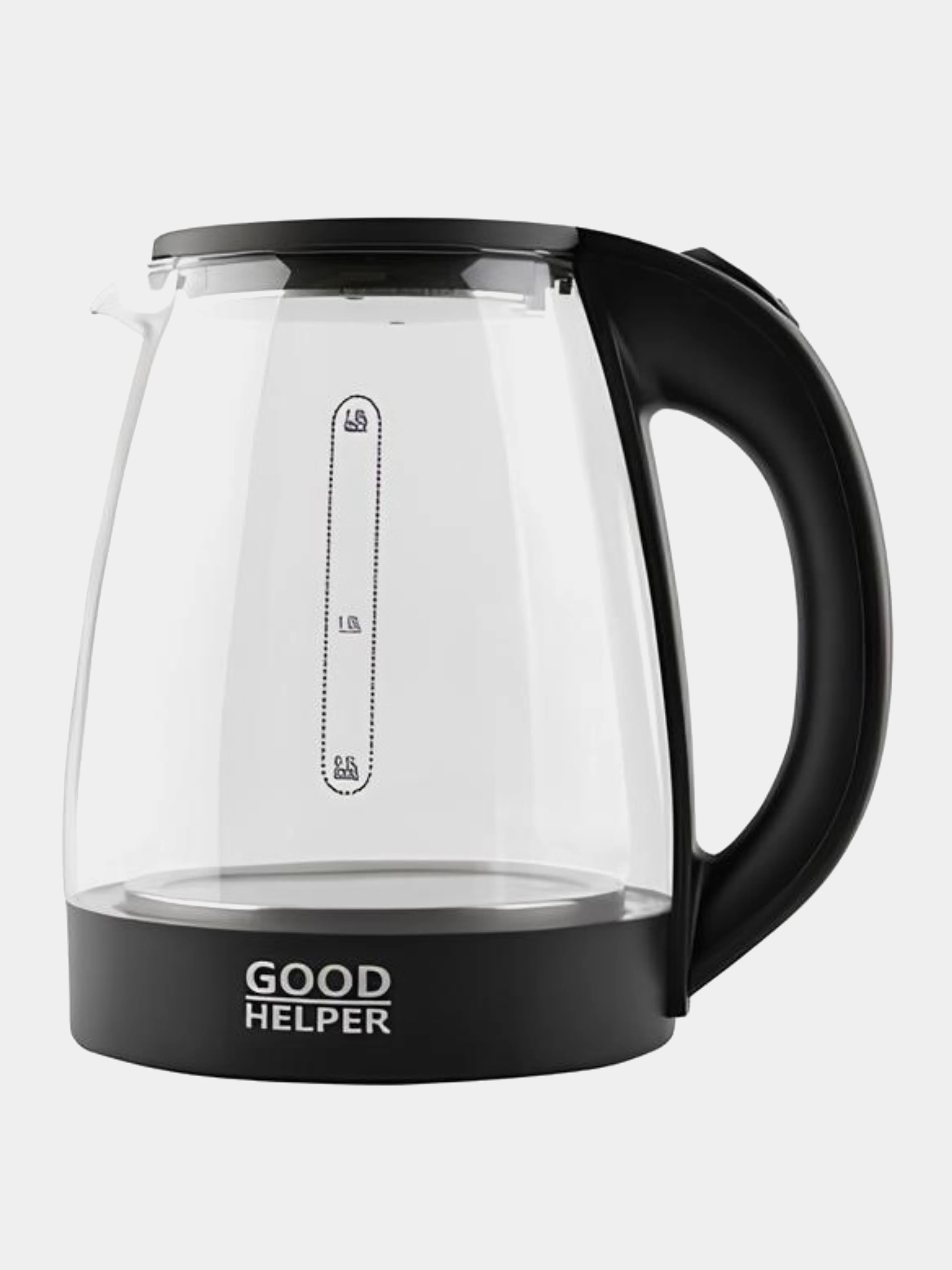 Чайник электрический стеклянный с подсветкой GOODHELPER KG-18B01, 1,8л
