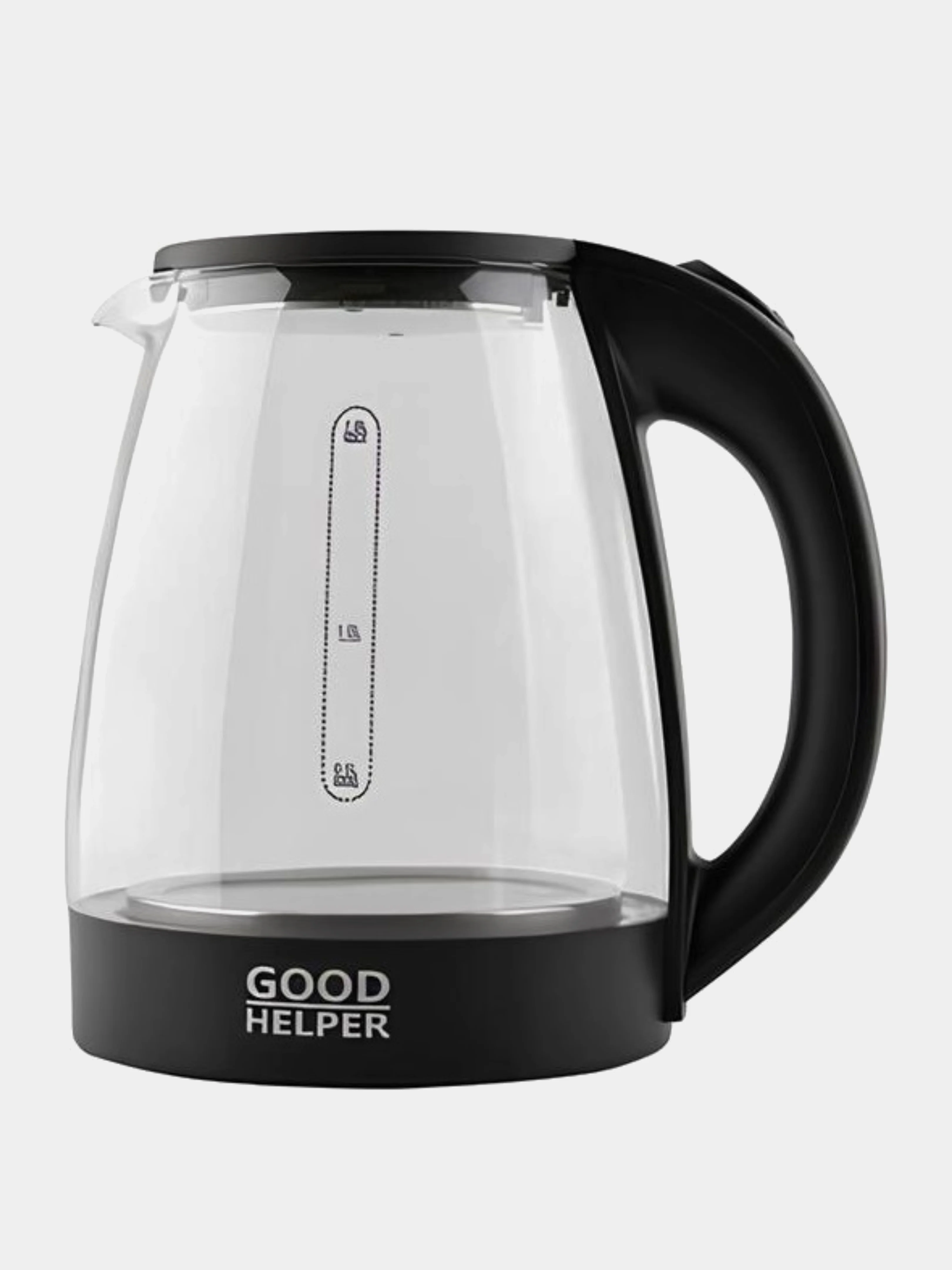 Чайник электрический стеклянный с подсветкой GOODHELPER KG-18B01, 1,8л