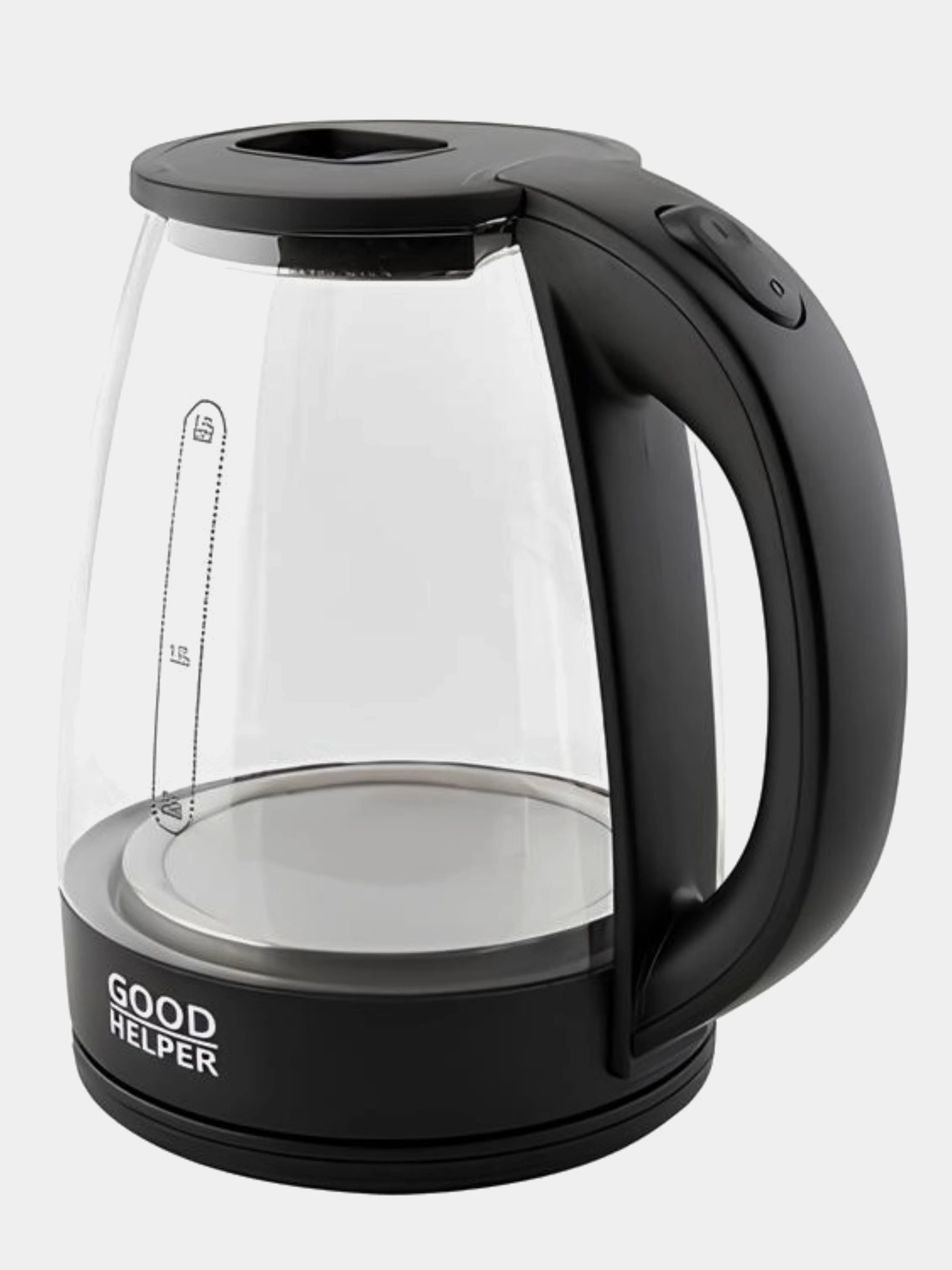 Чайник электрический стеклянный с подсветкой GOODHELPER KG-18B01, 1,8л