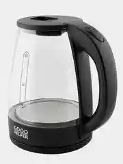Чайник электрический стеклянный с подсветкой GOODHELPER KG-18B01, 1,8л