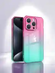 Зеленый чехол прозрачный iPhone XR 11 12 13 14 15 Pro Max mini 7 8 Plus X/XS айфон про макс