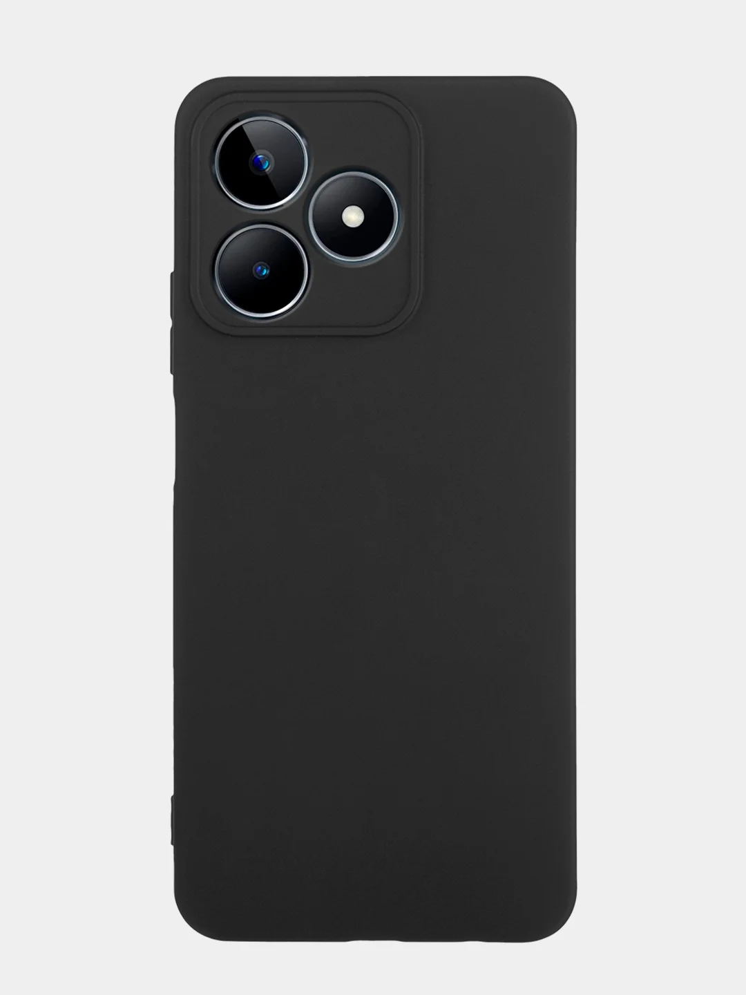 Черный чехол для Realme C51, C53, C51s, Note 50, Narzo N53 силиконовый BROSCORP матовый тонкий