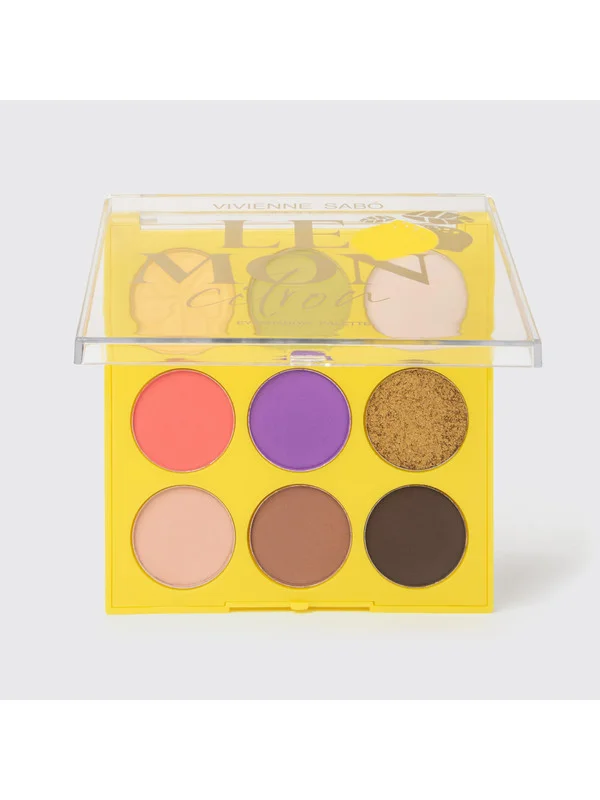 Палетка теней Vivienne Sabo LEMON CITRON, матовые оттенки, 01