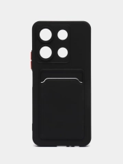 Чехол для Xiaomi Redmi Note 13 4G (Сяоми Редми Ноут 13 4G) с карманом для карт