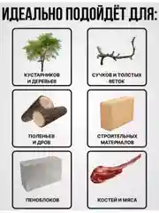 Голубой аккумуляторная цепная мини пила, пила - секатор, сучкорез