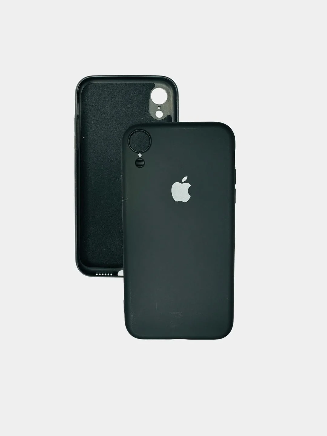 Черный чехол силиконовый для iPhone XR Айфон ХR XS MAX X XS