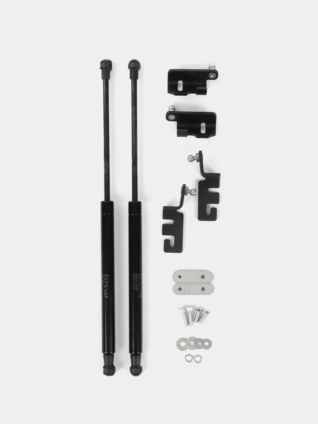 Черный газовые упоры капота АвтоУпор для Nissan Navara D40 04-15/Pathfinder R51 04-14, UNIPAT011