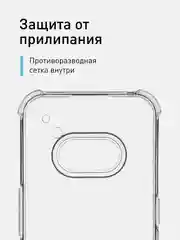 Прозрачный чехол для Nothing Phone (1), (2a), (2a) Plus противоударный силиконовый ROSCO с углами