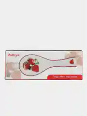 Алый подставка под ложку керамическая, ложка подстановочная