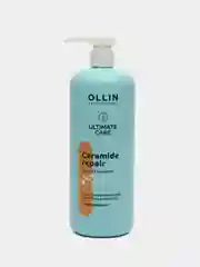 Восстанавливающий шампунь для волос с церамидами Ultimate care "OLLIN PROFESSIONAL" 1000мл