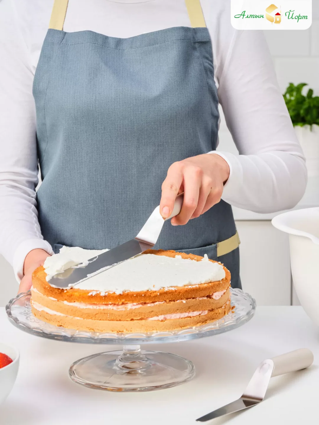 Карамельный лопатка кондитерская шпатель кухонный ИКЕА LATTBAKAD (ЛЭТТБАКАД)