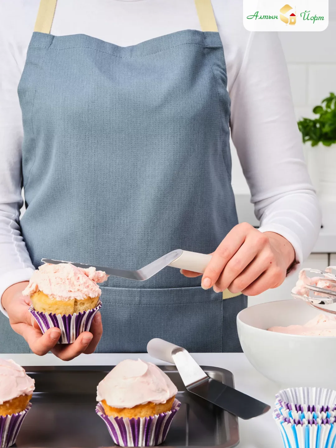 Карамельный лопатка кондитерская шпатель кухонный ИКЕА LATTBAKAD (ЛЭТТБАКАД)