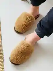 Тапочки домашние мужские меховые из овечьей шерсти