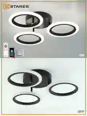 Управляемая потолочная люстра светодиодная с пультом Estares MARIA 50W ,до 15 кв.м