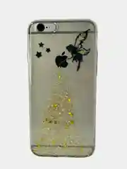 Золотой чехол с принтом " Фея"  для iPhone 6 / 6S