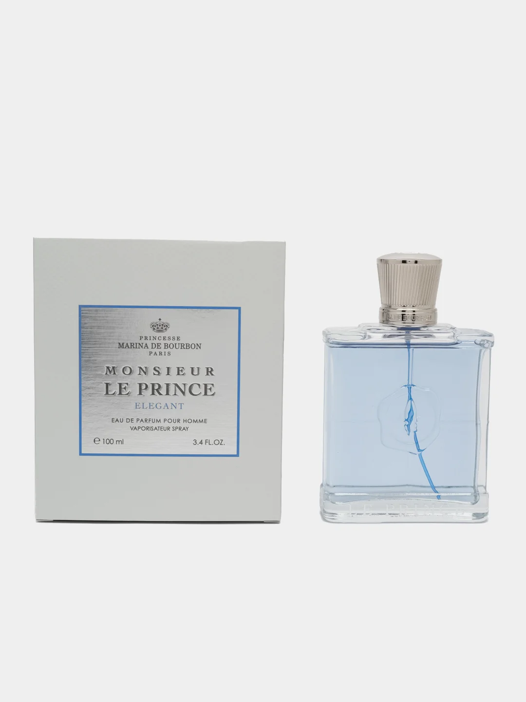 Прозрачный парфюмерная вода elegant 100 мл Marina De Bourbon Monsieur Le Prince М