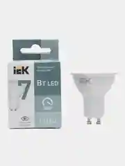 Лампа IEK LED PAR16, 7Вт, 230В, 4000К, GU10, софит