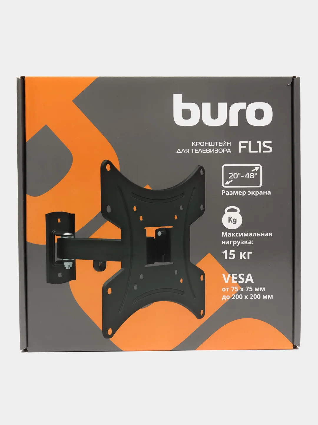 Кронштейн для телевизора Buro FL1S, 20"-48", настенный