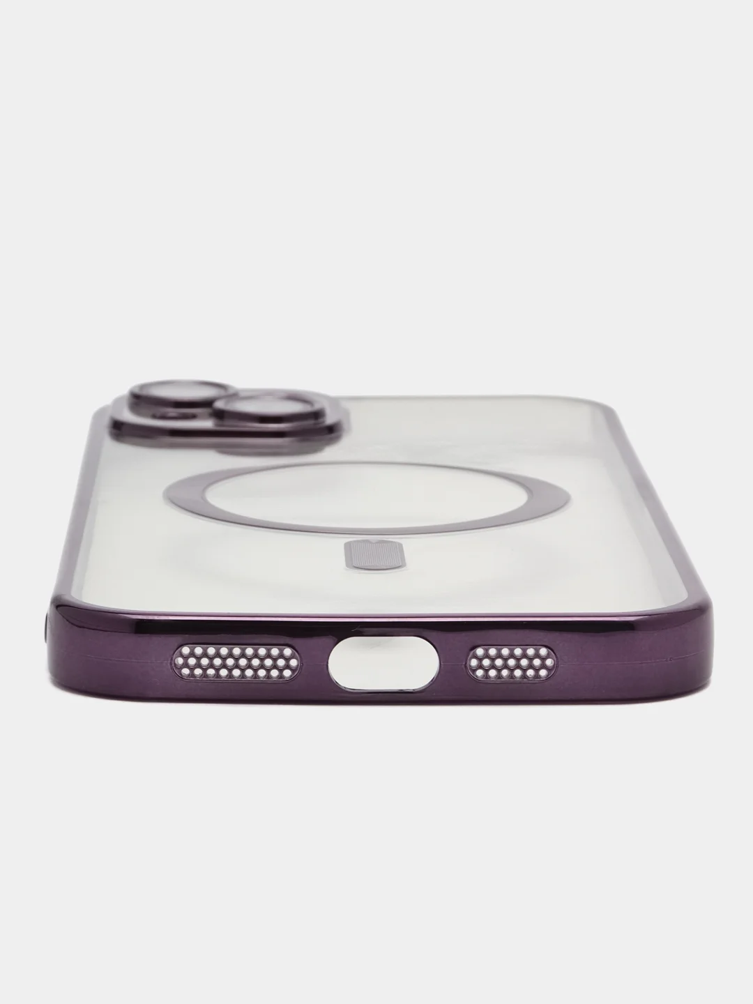 Серый чехол MagSafe (Магсейф) силиконовый для iPhone 11, 12, 13, 14, 15, X/XS, XR, Pro, Pro Max, Plus