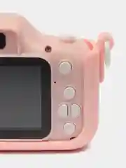 Розовый цифровой детский фотоаппарат Собачка с двумя камерами