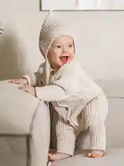Шапка детская вязаная Amarobaby Pure Love Elf, демисезонная