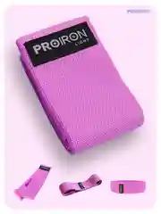 Резинка для фитнеса, PROIRON, ленточная, тканевая, 76х8 см, 11-16 кг, фиолетовая